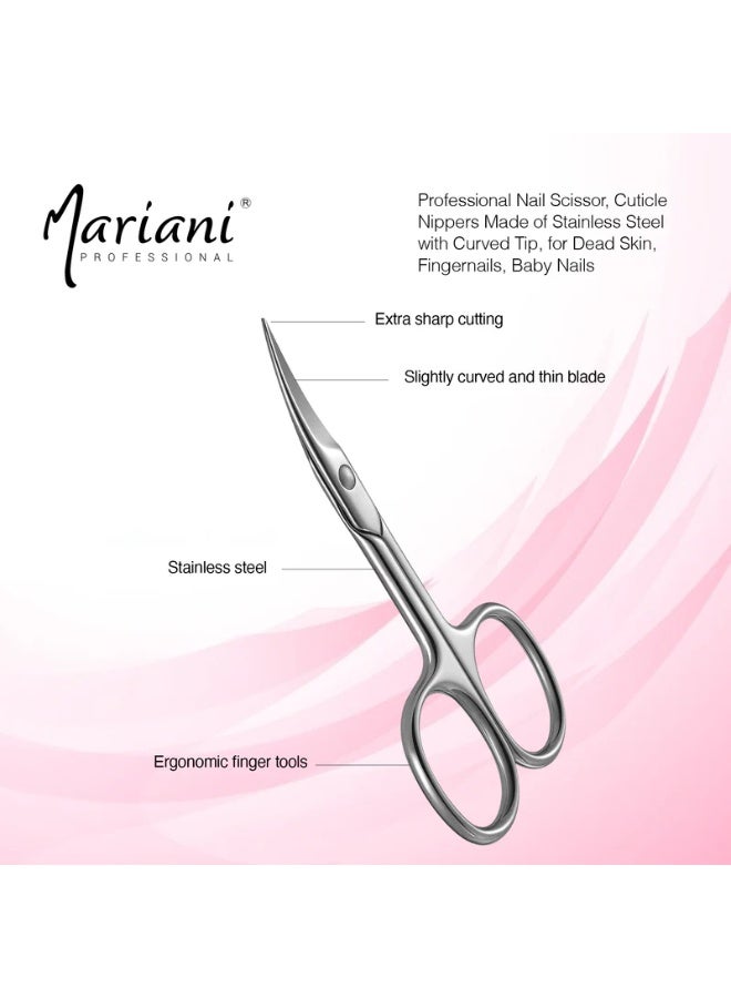 Mariani Professional Stainless Steel Eyebrow and Cuticle Scissor Mariani - Image 5