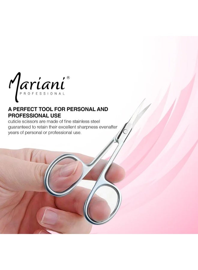 Mariani Professional Stainless Steel Eyebrow and Cuticle Scissor Mariani - Image 3