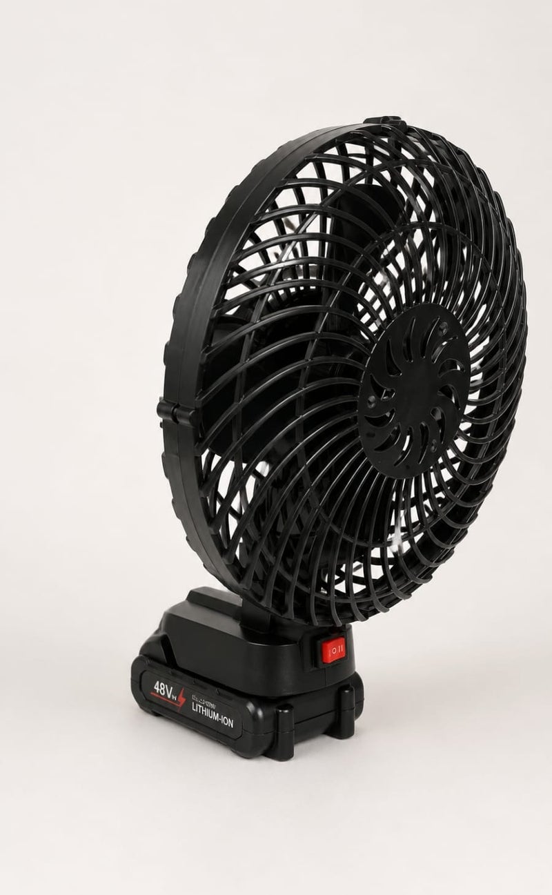 High-power, rechargeable portable fan with a 48V lithium battery - Image 3