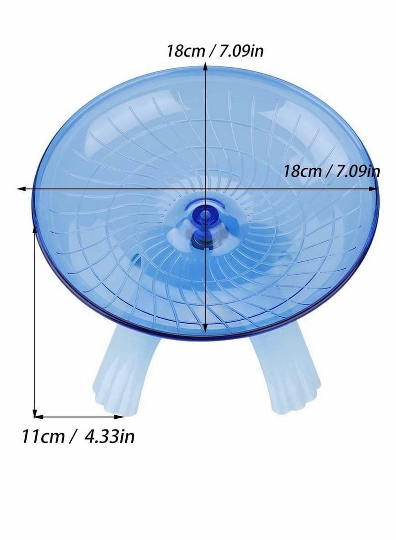 Hamster Flying Saucer Exercise Wheel, Durable Premium Silent Plastic Running Wheel - Image 2