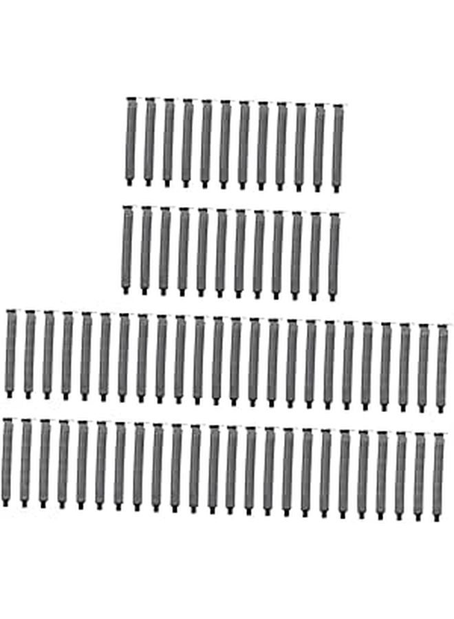 60 Pcs Black PCI Slot Covers Ventilation Mesh Plates For ATX MATX Computer Case Cooling - Image 1