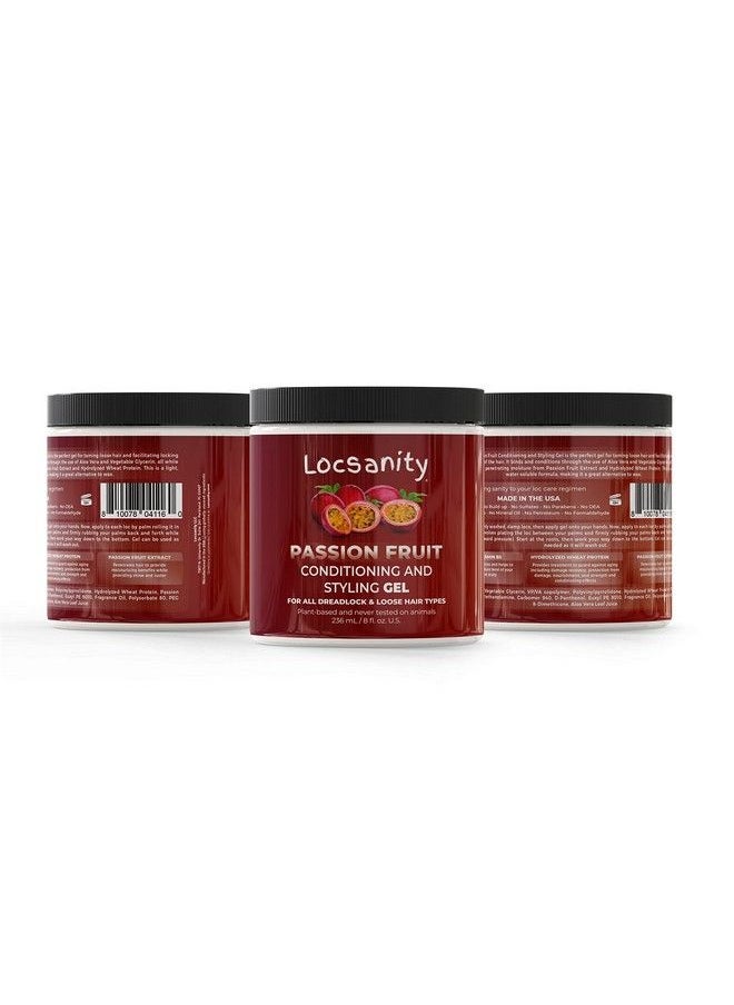 Locsanity Passion Fruit Conditioning Styling Rolling Twisting Locking Gel Dreadlocks Locs Sisterlocks Loose Natural Hair Braidlocs  - Image 4