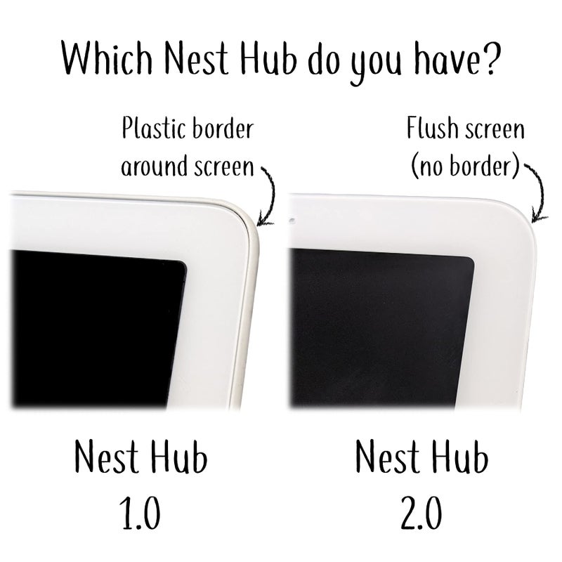 Mount Genie Simple Built-in Google Nest Hub Gen 1 Wall Mount [DOES NOT FIT 2021 GEN 2]: The Perfect Smart Home Command Center | PoE Option Available | Designed in The USA - Image 2