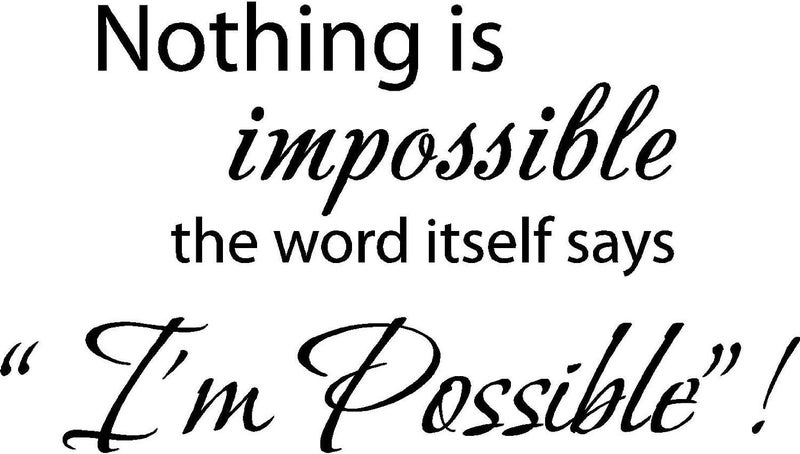 Picniva Vinyl Wall Decal - Inspirational Quote