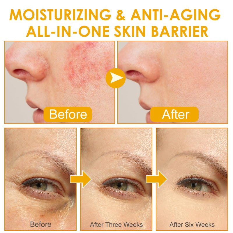 TKTALKER شحم البقر للبشرة، شحم البقر للوجه، بلسم شحم مرطب مع عسل خام وشمع العسل، مزيج شحم البقر من الأبقار التي تتغذى على العشب وعسل بري خام، مرطب للجسم والوجه، تركيبة طبيعية، رائحة خفيفة - Image 5