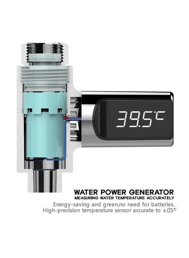 WinCheer Shower Water Thermometer Faucet with LED Display, Creative No Power Consumption Smart Temperature Meter for Baby Kids Care - Image 3