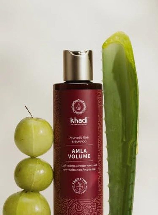 KHADI AMLA VOLUME Ayurvedic Shampoo - Powerful hair & volume through strong hair roots - 100% natural, vegan, silicone & sulfate-free - 6.7 fl oz - Image 4
