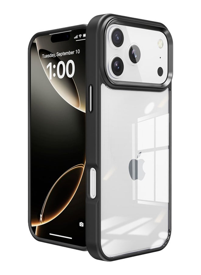 Case Compatible with Apple iPhone 17 Pro, Anti-scratch and Shock Absorbent Design, Anti-Yellowing Anti-fingerprint Phone Case - Black - Image 1