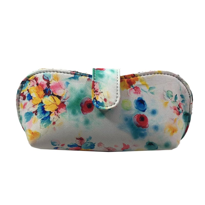STYLE BITE Store STYLE BITE Floral Sunglasses Case for Women | Handmade Fabric Eyeglass Holder with Magnetic Closure | Stylish Spectacle Box | Gift item for Women & Men - Image 1