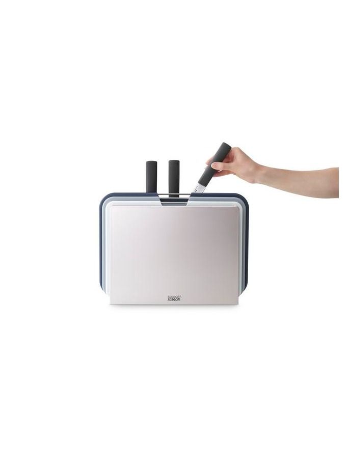 Joseph Joseph Nest Boards Plus with Knives Silver - Image 4