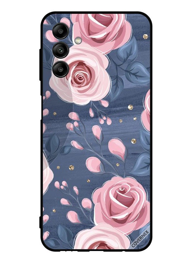 Covernex Protective Case Cover For Samsung Galaxy A04s Roses & Leaves Pattern - Image 1