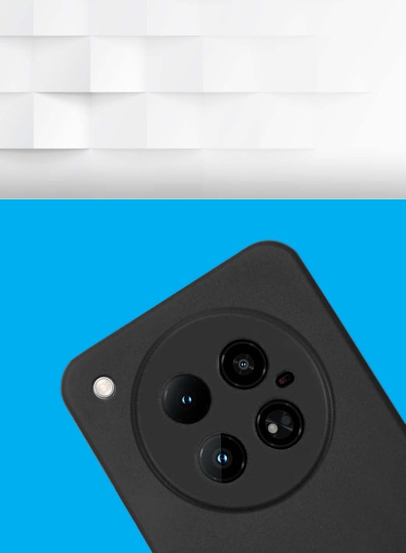 Wtech Infinix Zero 40 4G Premium Soft Liquid Silicone Case Cover - Black - Image 3