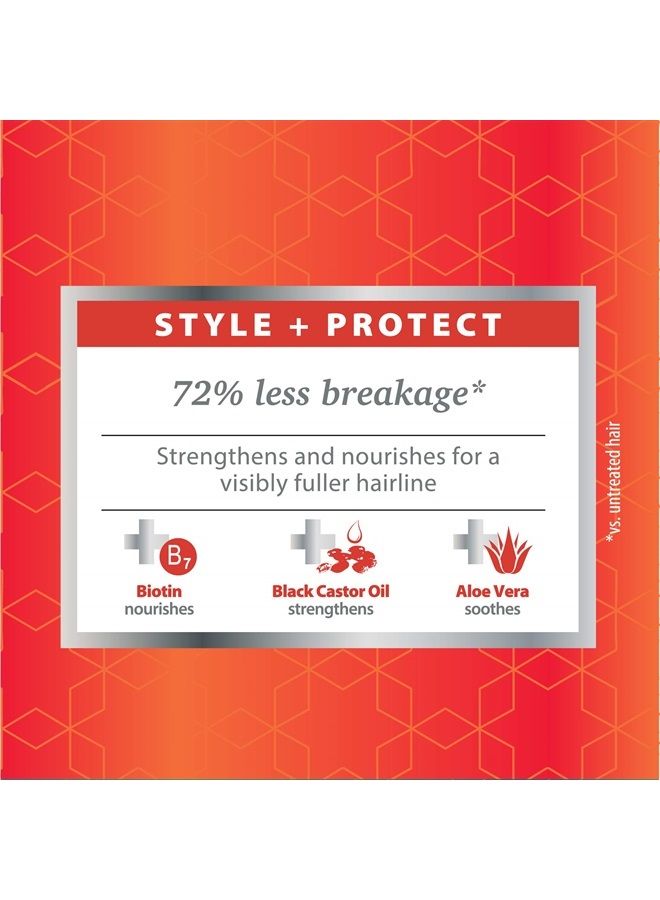 Strong & Healthy Temple & Nape Balm. Contains Aloe Vera and Black Castor Oil for length retention and growth 6oz