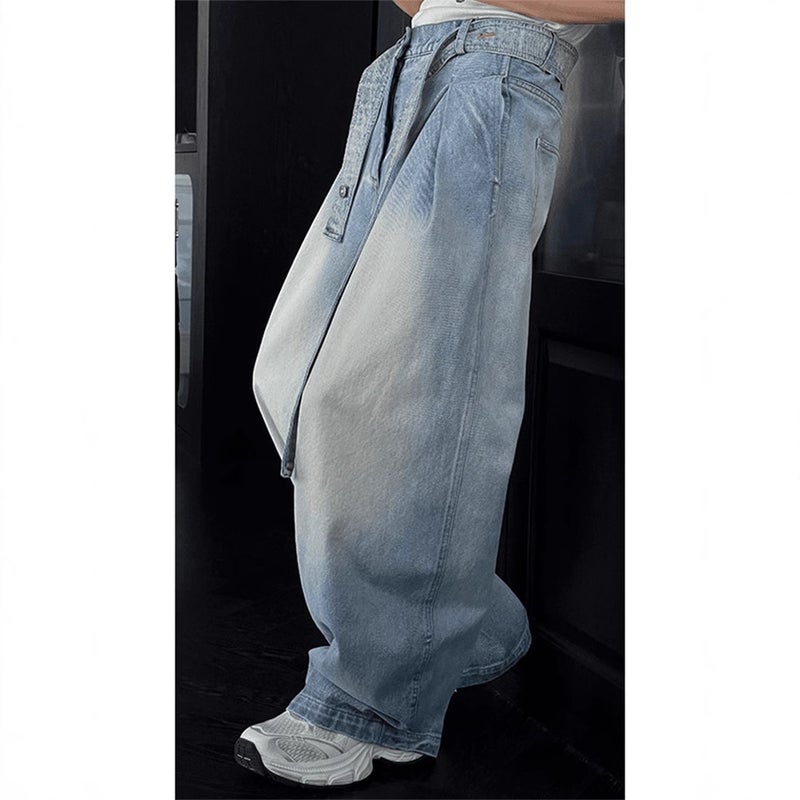 Unisex Casual Daily Denim Jeans - Image 1
