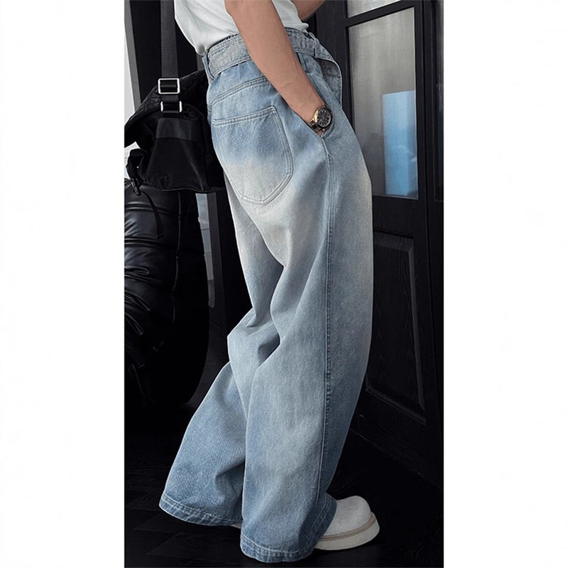 Unisex Casual Daily Denim Jeans - Image 3