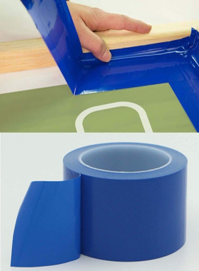 Tiger-Hoo Screen Printing Block Out & Graphic Production Blue Tape 2" x108ft(36yds) 12 Rolls Solvent and Water Resistant (2" Tape) - Image 3
