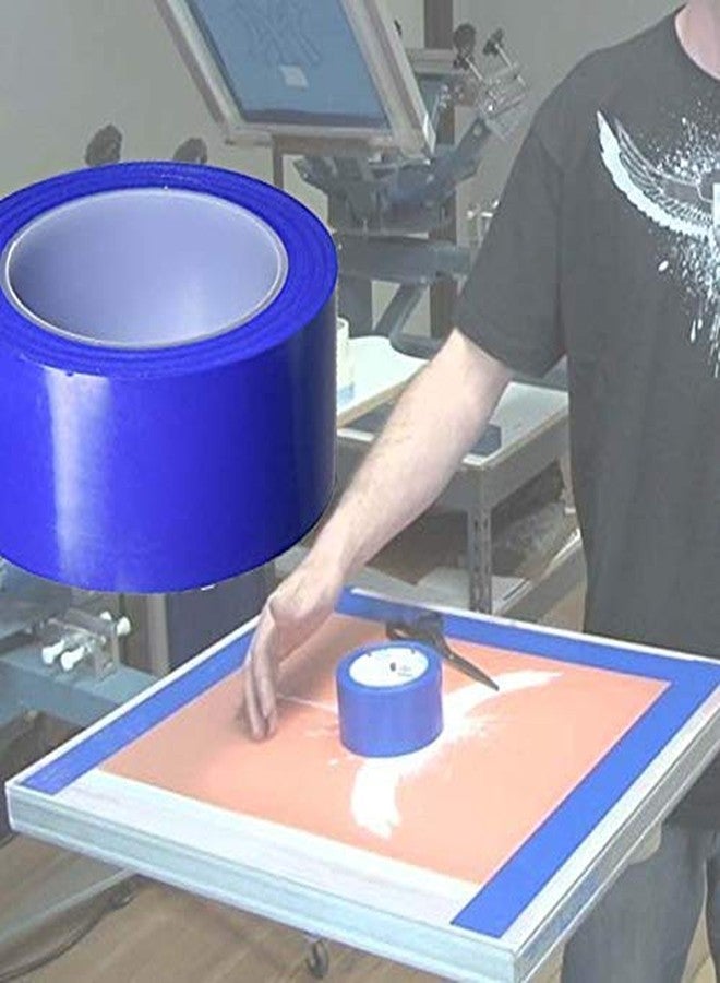 Tiger-Hoo Screen Printing Block Out & Graphic Production Blue Tape 2" x108ft(36yds) 12 Rolls Solvent and Water Resistant (2" Tape) - Image 4
