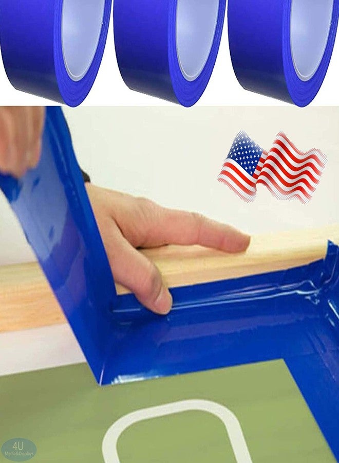 Tiger-Hoo Screen Printing Block Out & Graphic Production Blue Tape 2" x108ft(36yds) 12 Rolls Solvent and Water Resistant (2" Tape) - Image 1