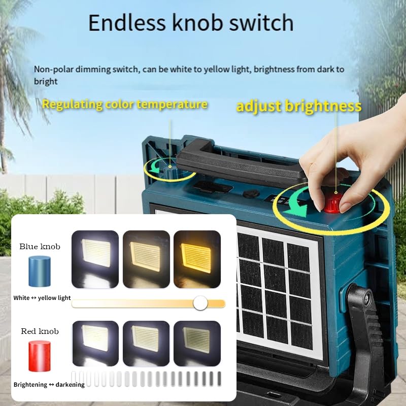 Brikipth Brikipth 400W LED Flood Light Outdoor LED Work LightFloodlight Fixture with Plug in IP67 Waterproof Lighting for Buildings Security Light for Yard Garden Stadium Garage Playground - Image 3