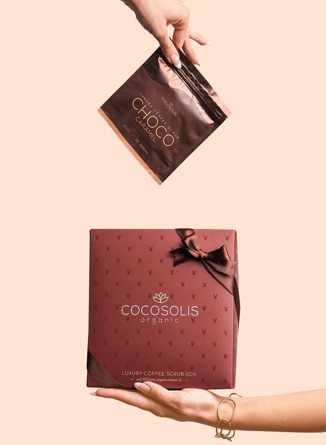 COCOSOLIS Arabica Coffee Scrub Set of 4 Packages - Natural Essential Oils - The Perfect Organic Scrubs for Your Face & Body - Coffee Scrub for Cellulite and Stretch Marks (9.9oz) - Image 4