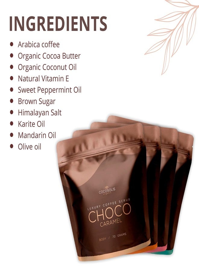 COCOSOLIS Arabica Coffee Scrub Set of 4 Packages - Natural Essential Oils - The Perfect Organic Scrubs for Your Face & Body - Coffee Scrub for Cellulite and Stretch Marks (9.9oz) - Image 5