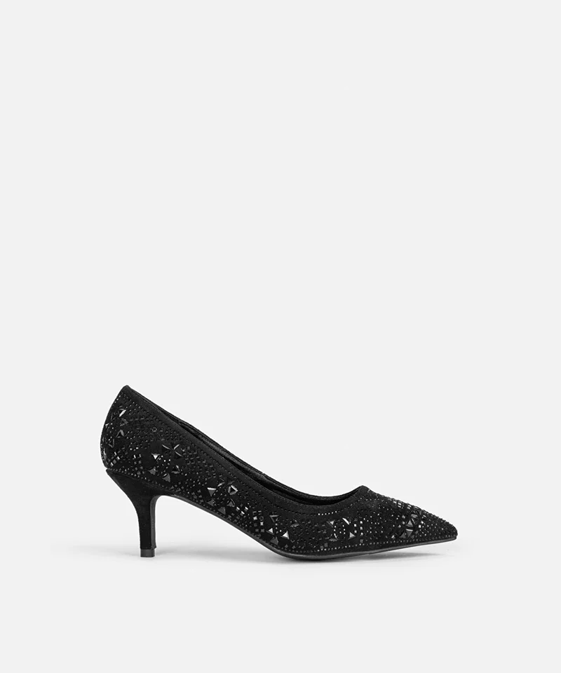 ابيكول Rhinestone Heels