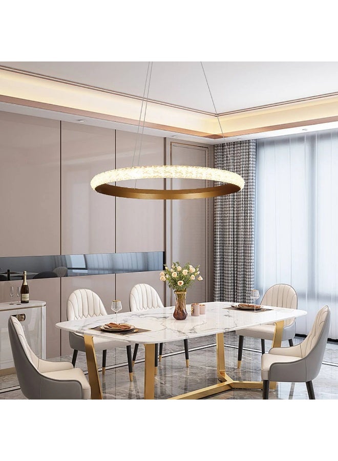 Hummer Modern chandelier, gold color, lighting color: yellow, 60 watts, diameter 800 mm - Image 1