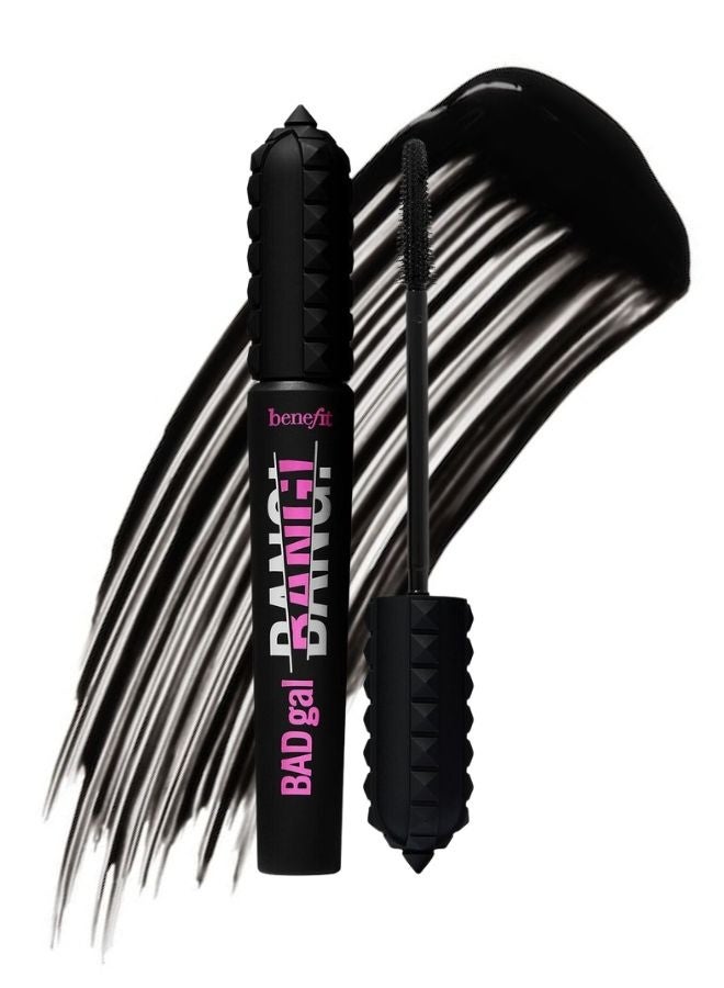 بينيفت ماسكارا بينيفت كوزمتكس بادغال بانغ! لتكثيف الرموش - لون أسود فاحم، 8.5 غرام | ماسكارا لتكثيف الرموش، تدوم طويلاً، مقاومة للتلطخ - Image 1