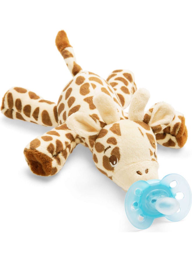 Philips Avent Ultra Soft Pacifier Plush, 0-6 M - Giraffe Model - Image 1