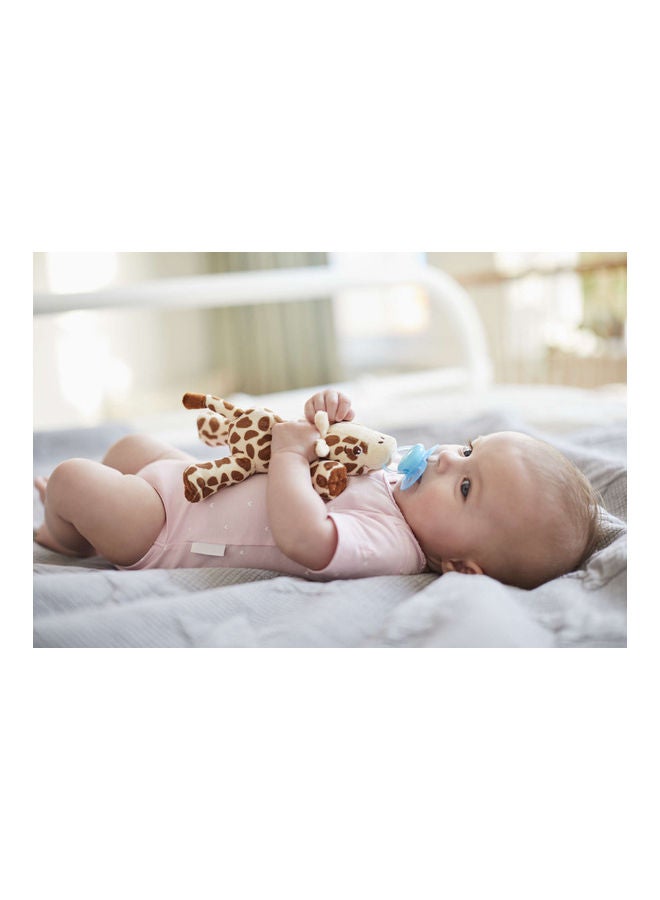 Philips Avent Ultra Soft Pacifier Plush, 0-6 M - Giraffe Model - Image 2