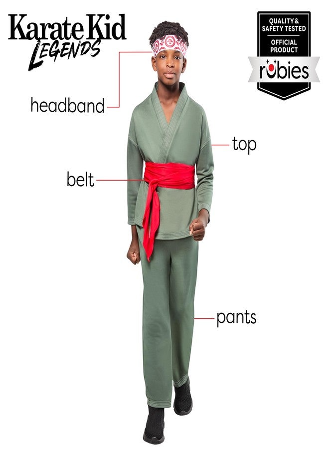 Rubies Karate Kid: Legends Costume Gi for Kids, Boy's Large - Image 2