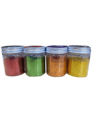 Glitter Powder Multicolour Pack of 4  50grams - pzsku/ZB41228FF6E1F2B3184A6Z/45/_/1676021989/a793edb1-7071-4034-b8de-15cc74c54a56