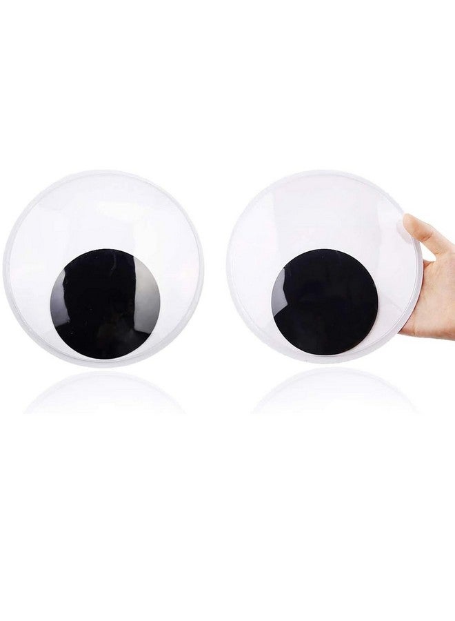 DIYASY 7.5 Inches Giant Googly Eyes, 2 Pcs Large Wiggle Eyes Self Adhesive for DIY Craft Decorations and Christmas Ornaments. - Image 1