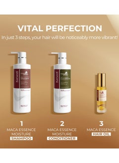 Karseell KarseellCollagen Hair Treatment Maca Essence Hair Care Set, Hair Oil Shampoo and Conditioner Set  - Image 5