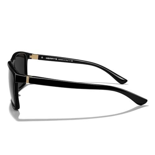 MERRY'S Rectangular Polarized Sports Sunglasses for Men Women Cycling Driving Fishing UV400 Protection S8225 - Image 4