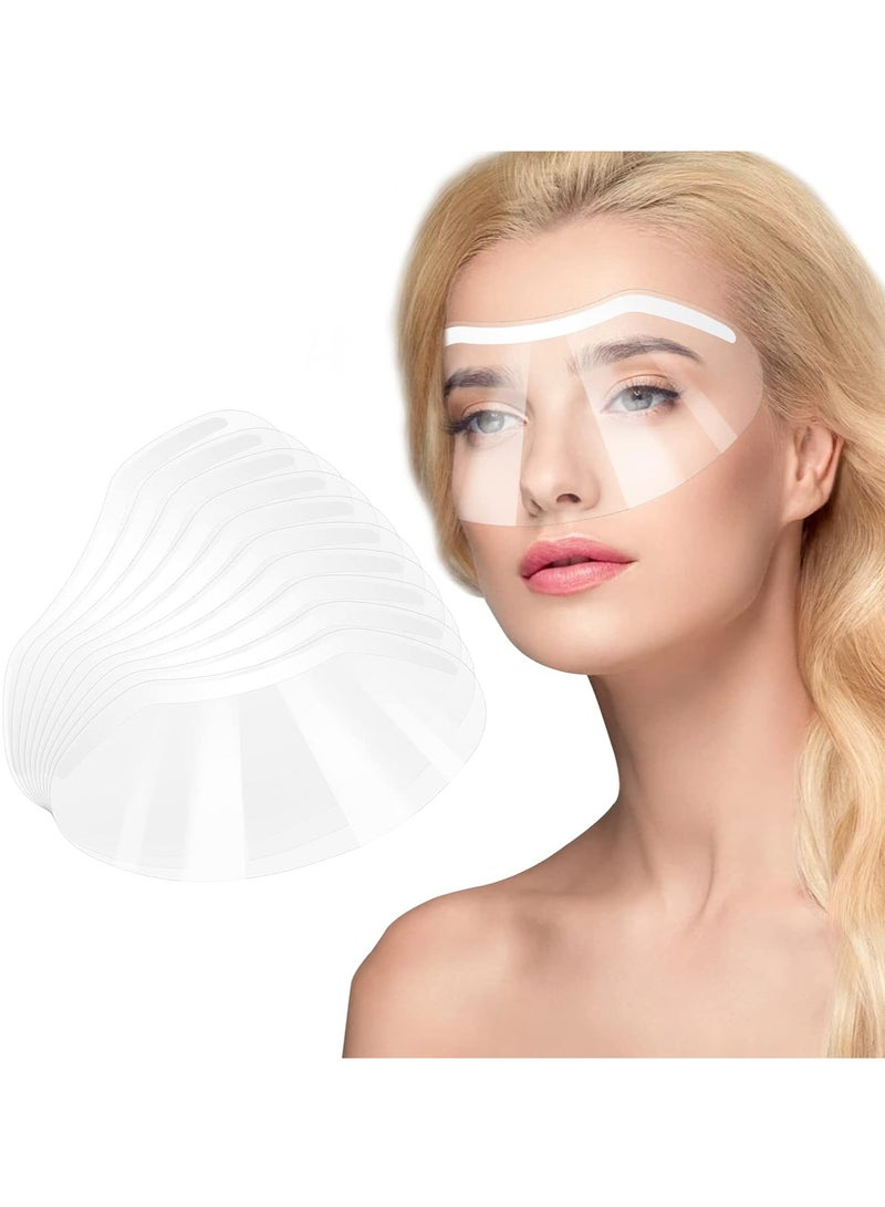 Generic Pack of 30 Disposable Plastic Eye Protection Protective Shower Visor Face Protection for Microblading Permanent Makeup Eyelash Extension Eye Cataract Surgery for Eyes and Eyebrows  - Image 1