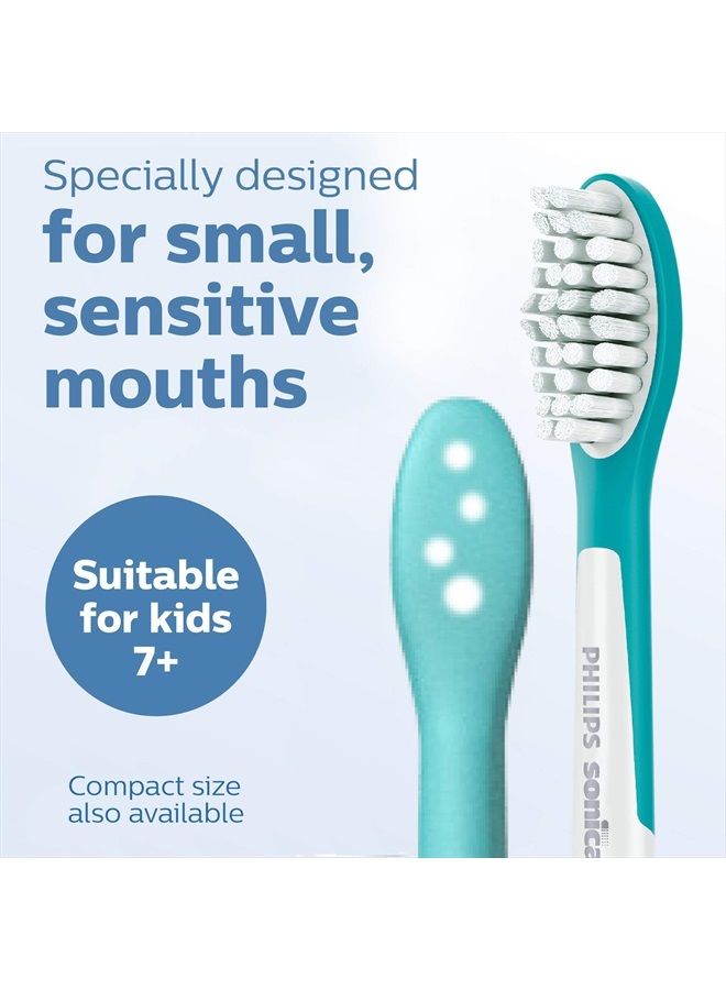 PHILIPS SONICARE Kid-sized replacement toothbrush heads remove more plaque in hard-to reach areas - Image 4