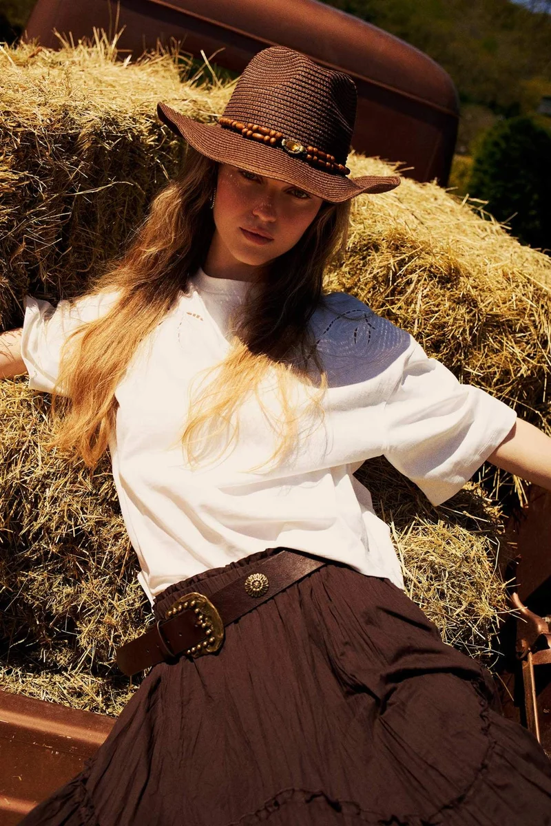 ديفاكتو Boxy Fit Crew Neck Short Sleeve Tunic