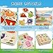 Melofaver Wooden Peg Puzzles for Toddlers 4 PCS Toddler Puzzles SetFruits Sea Animals Home Appliances Vegetables Baby Puzzle Montessori Toys for 3 4 5 Years Boys Girls Kids Preschool Learninng Toys Gift - Image 4