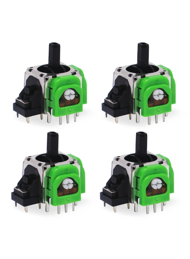 استبدال عصا التحكم التناظرية ثلاثية الأبعاد لجهاز التحكم PS4/PS5، استبدال عصا التحكم بتأثير هول، مستشعر تأثير هول، لا انحراف، تحكم دقيق، توفير الطاقة - مجموعة من 4 - Image 1