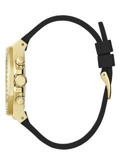 GUESS Animal Print Genuine leather/Silicone Strap\Chocolate Brown Dial\Gold Tone Stainless Steel Case  - Image 2
