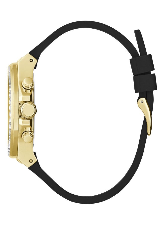 GUESS Animal Print Genuine leather/Silicone Strap\Chocolate Brown Dial\Gold Tone Stainless Steel Case  - Image 2