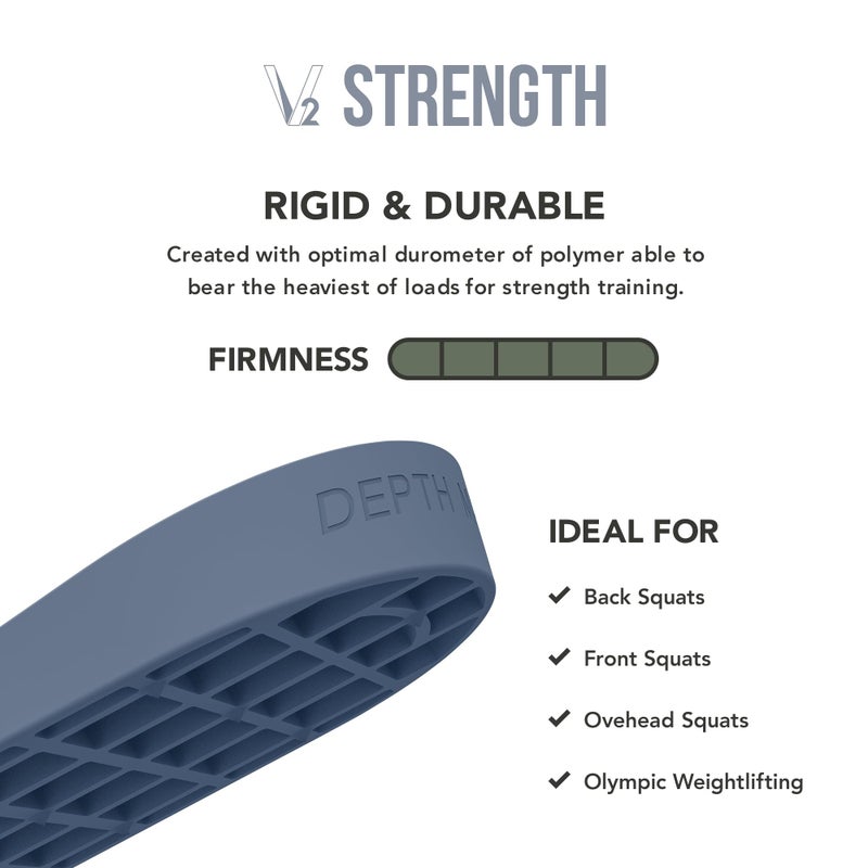 VersaLifts V2 Strength™ Heel Lift Inserts (Pair) (Medium) - Ideal for Bodybuilding, Olympic Lifting, Squats, Leg Press - Image 3