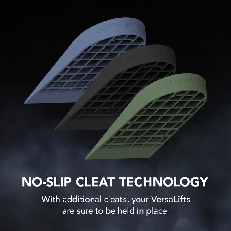 VersaLifts V2 Strength™ Heel Lift Inserts (Pair) (Medium) - Ideal for Bodybuilding, Olympic Lifting, Squats, Leg Press - Image 4