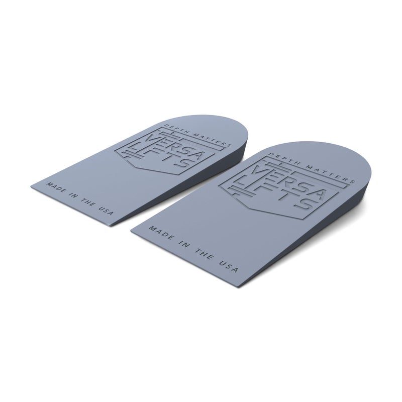 VersaLifts V2 Strength™ Heel Lift Inserts (Pair) (Medium) - Ideal for Bodybuilding, Olympic Lifting, Squats, Leg Press - Image 1