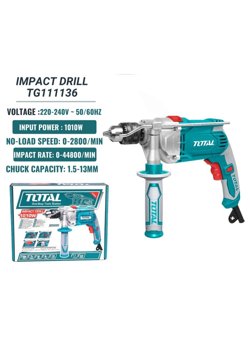 TOTAL Impact Drill High Performance 1010W TG111136 - Image 2