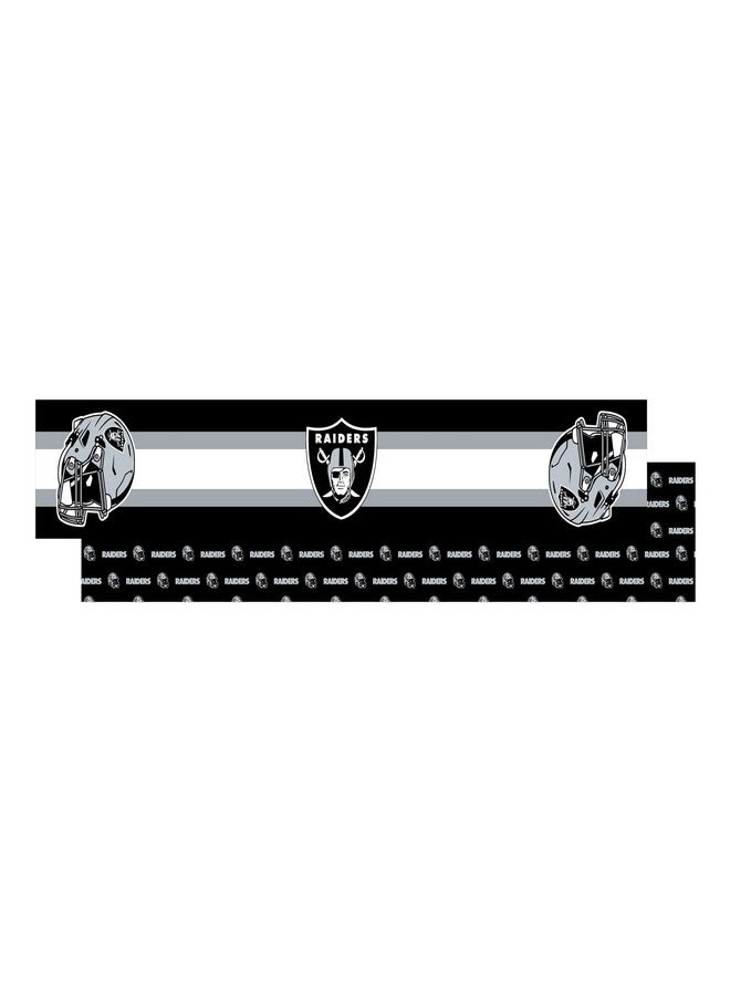 Proformance Home NFL Las Vegas Raiders Big Logo Repeat 2-Sided Place Mat & Table Runner Set - Image 3