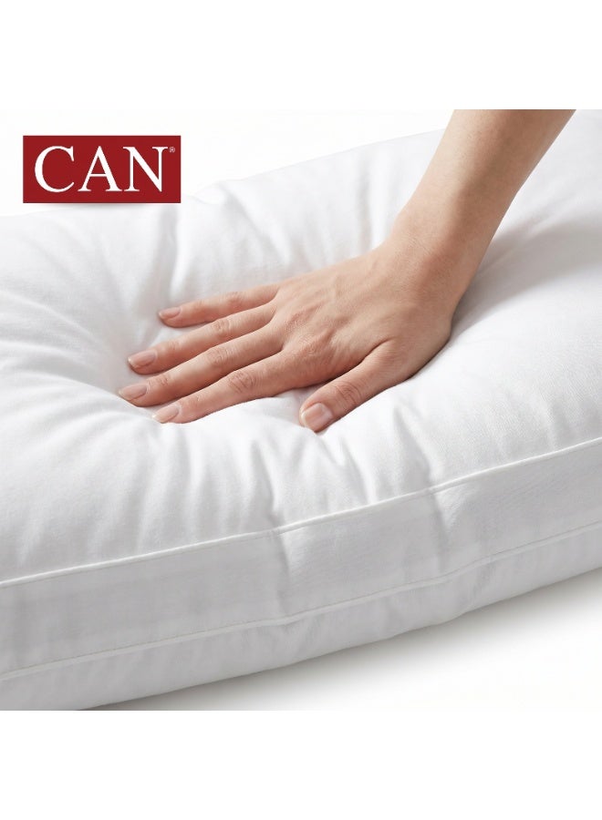 CAN Bed Pillows for Sleeping Queen Size Set of 2, Cooling Hotel Quality Gusseted Pillows, Soft Fluffy Down Alternative Pillow for Side, Back & Stomach Sleepers, Premium White Bedding Pillow - Image 2
