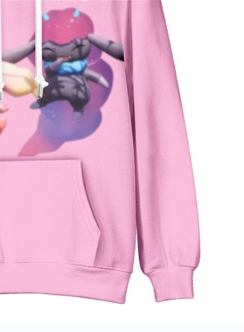 Palworld Phantom Beast Palu Animation Printed Hooded Sweatshirt for Adults and Children - Image 4