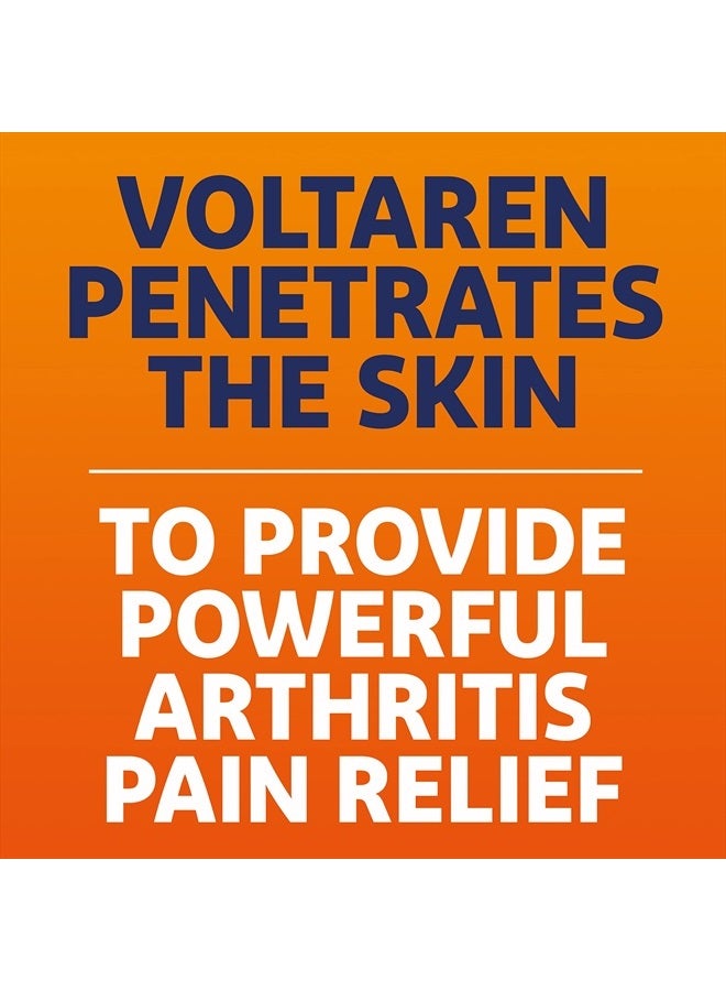 VOLTAREN جل آلام التهاب المفاصل لتخفيف آلام التهاب المفاصل القوي - غطاء سهل الفتح جديد - أنبوب 100 جرام وأنبوب بحجم السفر 20 جرام - Image 3